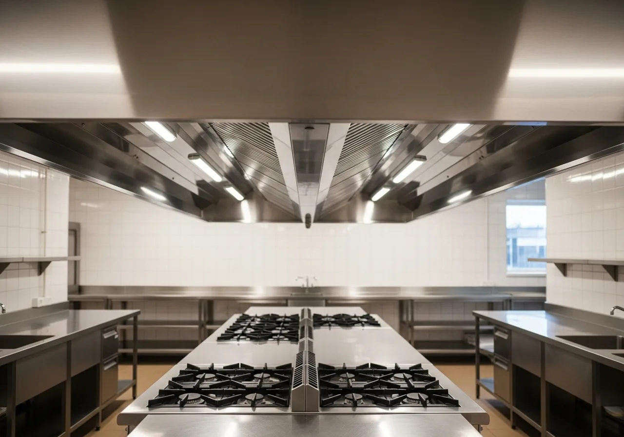 Commercial kitchen extract cleaning in Garforth